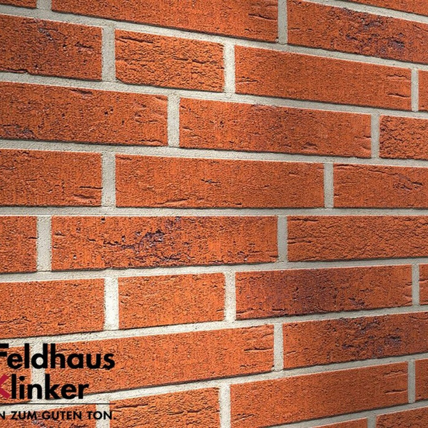 Клинкерная плитка Feldhaus Klinker R488 Classic Terreno rustico carbo