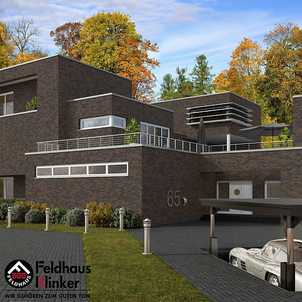 Клинкерная плитка Feldhaus Klinker R564 Carbona