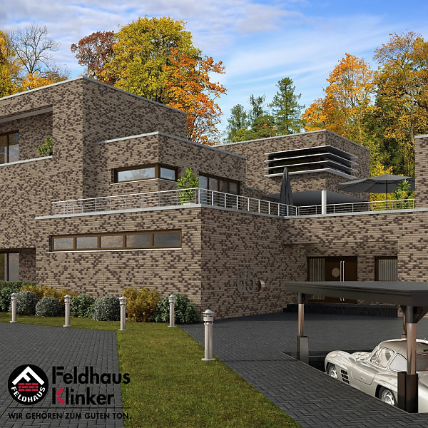Клинкерная плитка Feldhaus Klinker R980 Bacco
