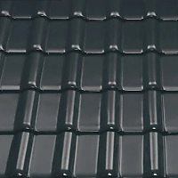 Керамическая черепица Braas Rubin 9V сланец блестящий
