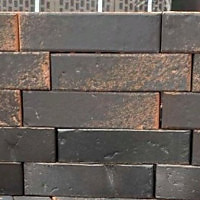 Цегла клінкерна Керамейя Рустика Графіт 6 Пр 1/2