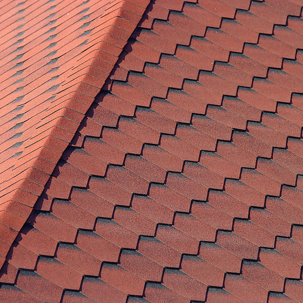 Бітумна черепиця IKO Superglass HEX 20 Tile Red Ultra