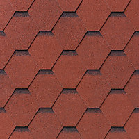 Бітумна черепиця IKO Superglass HEX 20 Tile Red Ultra