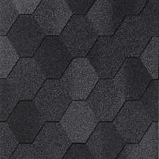 Бітумна черепиця IKO Superglass HEX 52 Dual Black Бітумна черепиця IKO Superglass HEX 52 Dual Black