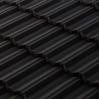 Композитная черепица Metrotile Classic Coal Black
