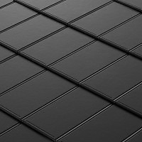 Композитная черепица Metrotile I-Panel Матово-черный