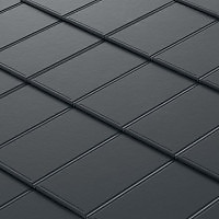 Композитная черепица Metrotile I-Panel Матовый древесный уголь