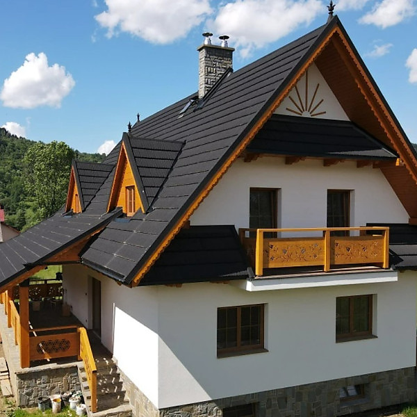 Композитна черепиця Metrotile Woodshake Coal Black