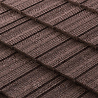 Композитная черепица Metrotile Woodshake Coffee