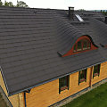 Композитна черепиця Metrotile Woodshake Ironbark