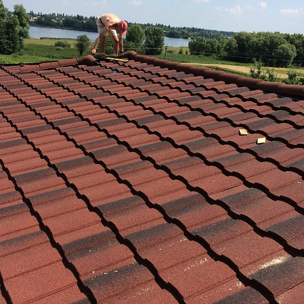 Композитна черепиця Metrotile Roman Walnut