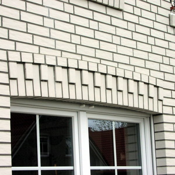 Кирпич клинкерный Roben Oslo perlweiß, genarbt