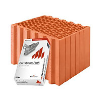 Керамический блок Porotherm 38 Profi