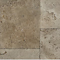 Травертин 1,2см x FRENCH PATTERN SET Tumbled