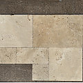 Травертин 1,2см x FRENCH PATTERN SET Tumbled