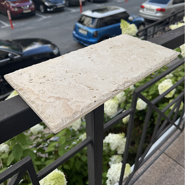 Травертин Light Brushed Tumbled 12×203×406 мм