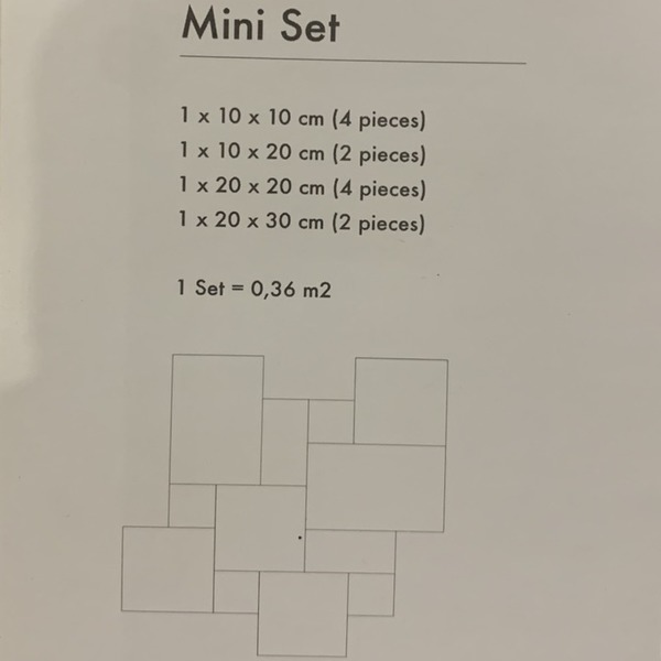 Травертин 1см х Mini Set Tumbled