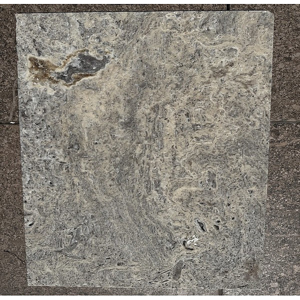 Травертин Silver Brushed Tumbled 12×406×610 мм