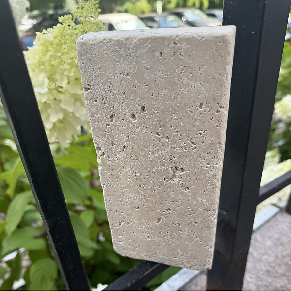 Бруківка Травертинова Light Tumbled 30×100×200 мм