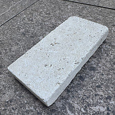 Бруківка Травертинова Light Tumbled 30×100×200 мм