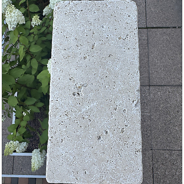 Бруківка Травертинова Light Tumbled 30×100×200 мм